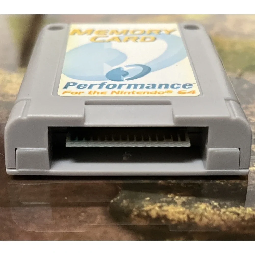 Nintendo 64 TremorPak Plus With Memory Card Performance (Missing Back)